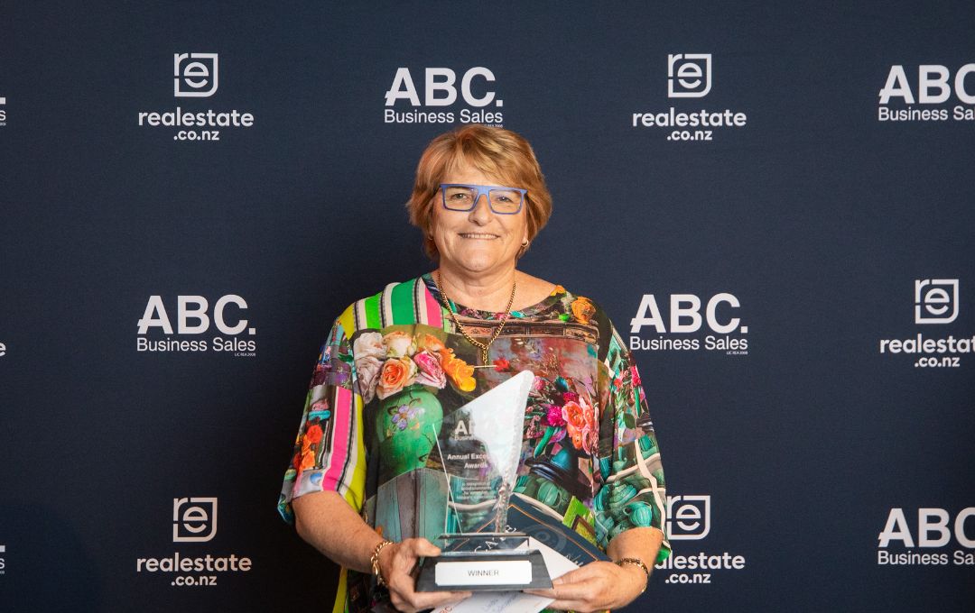 Linda Harley, Salesperson of the Year and multiple award winner, at the ABC Excellence Awards 2026.
