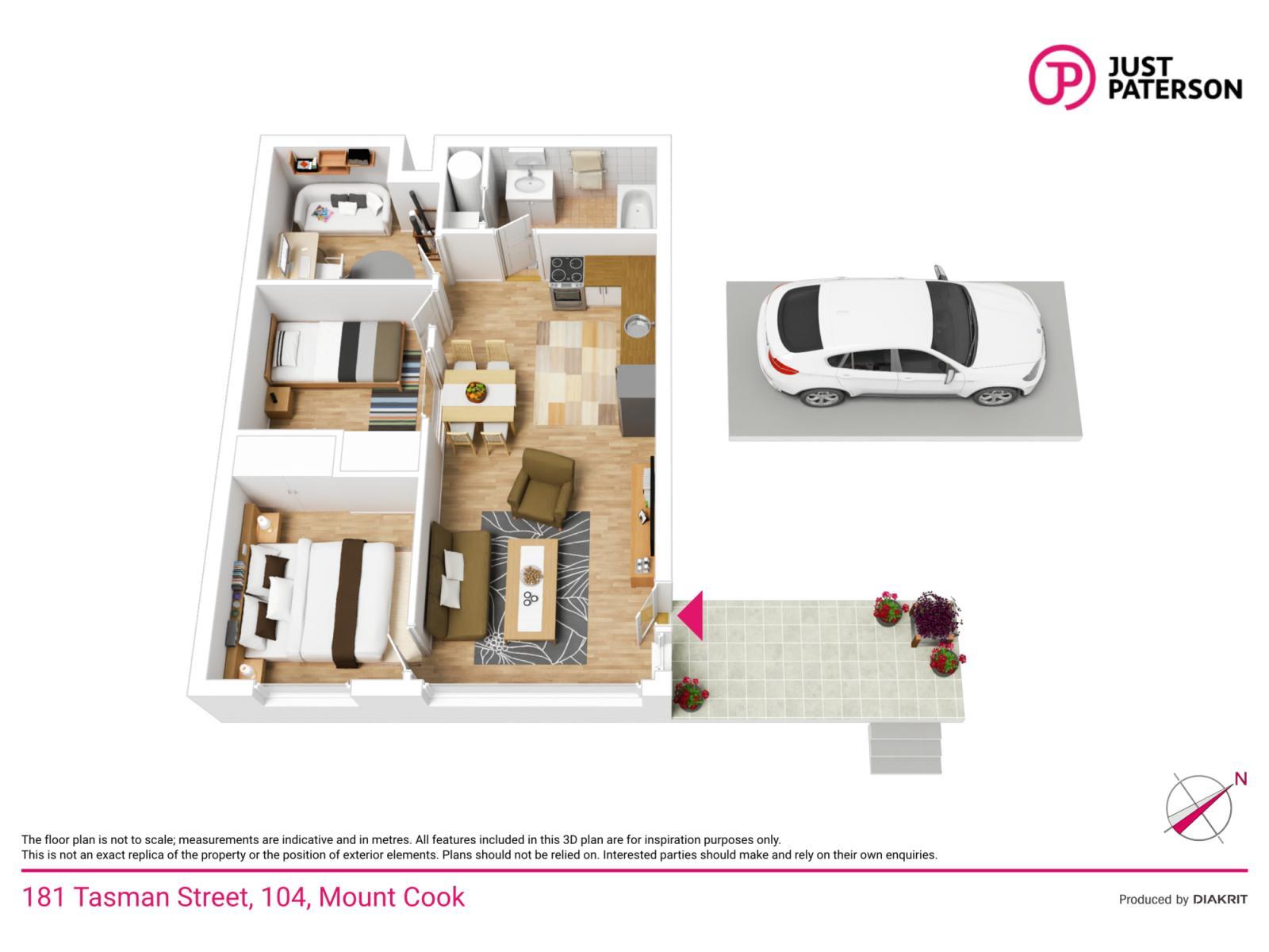Unit 104, 181 Tasman Street, Mount Cook