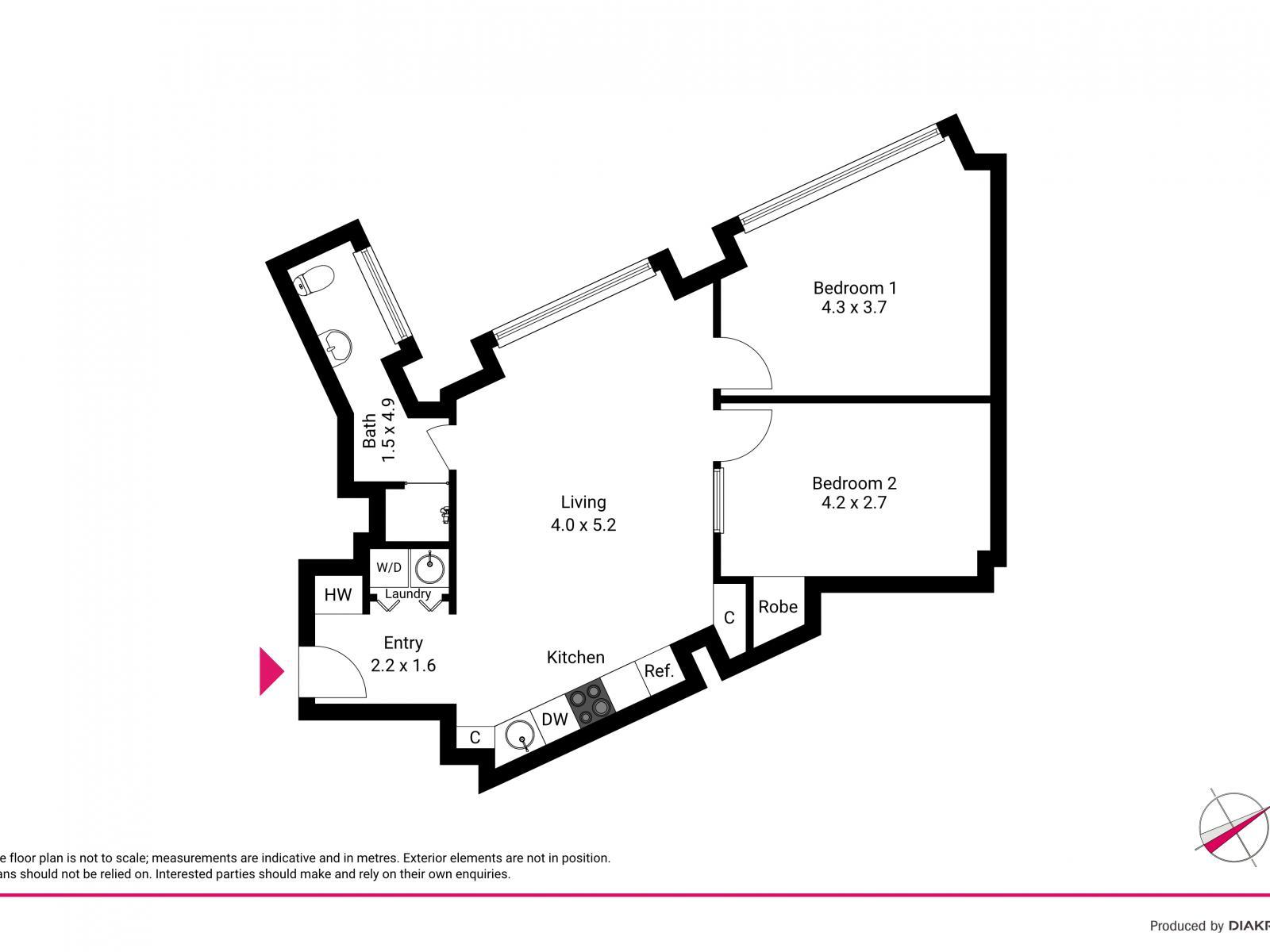 Unit 1C, 40 Cuba Street, Te Aro