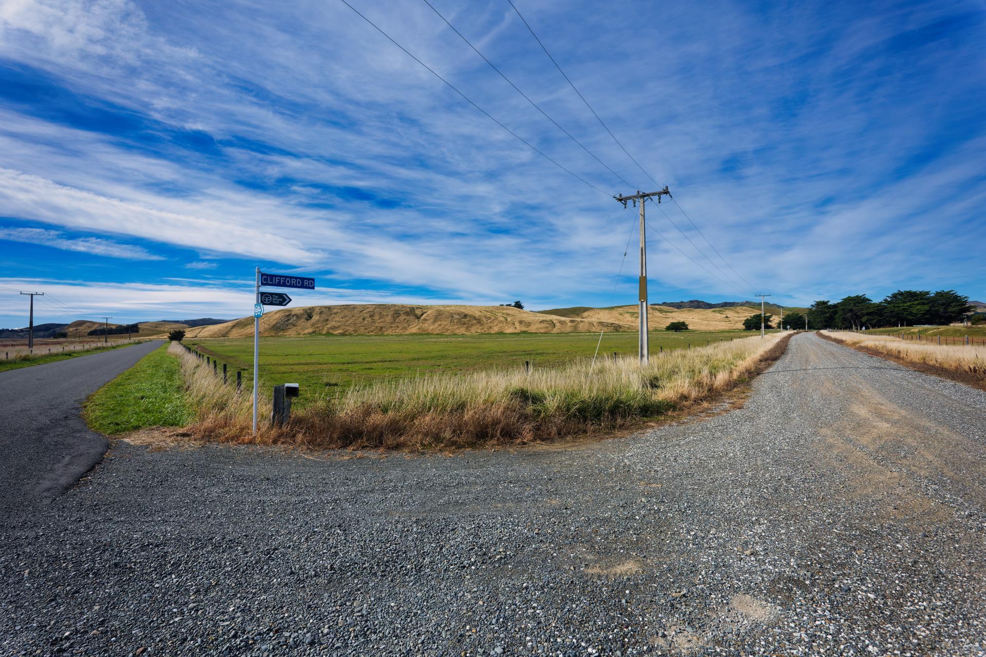 Corner Marfells Beach and Clifford Roads, Lake Grassmere