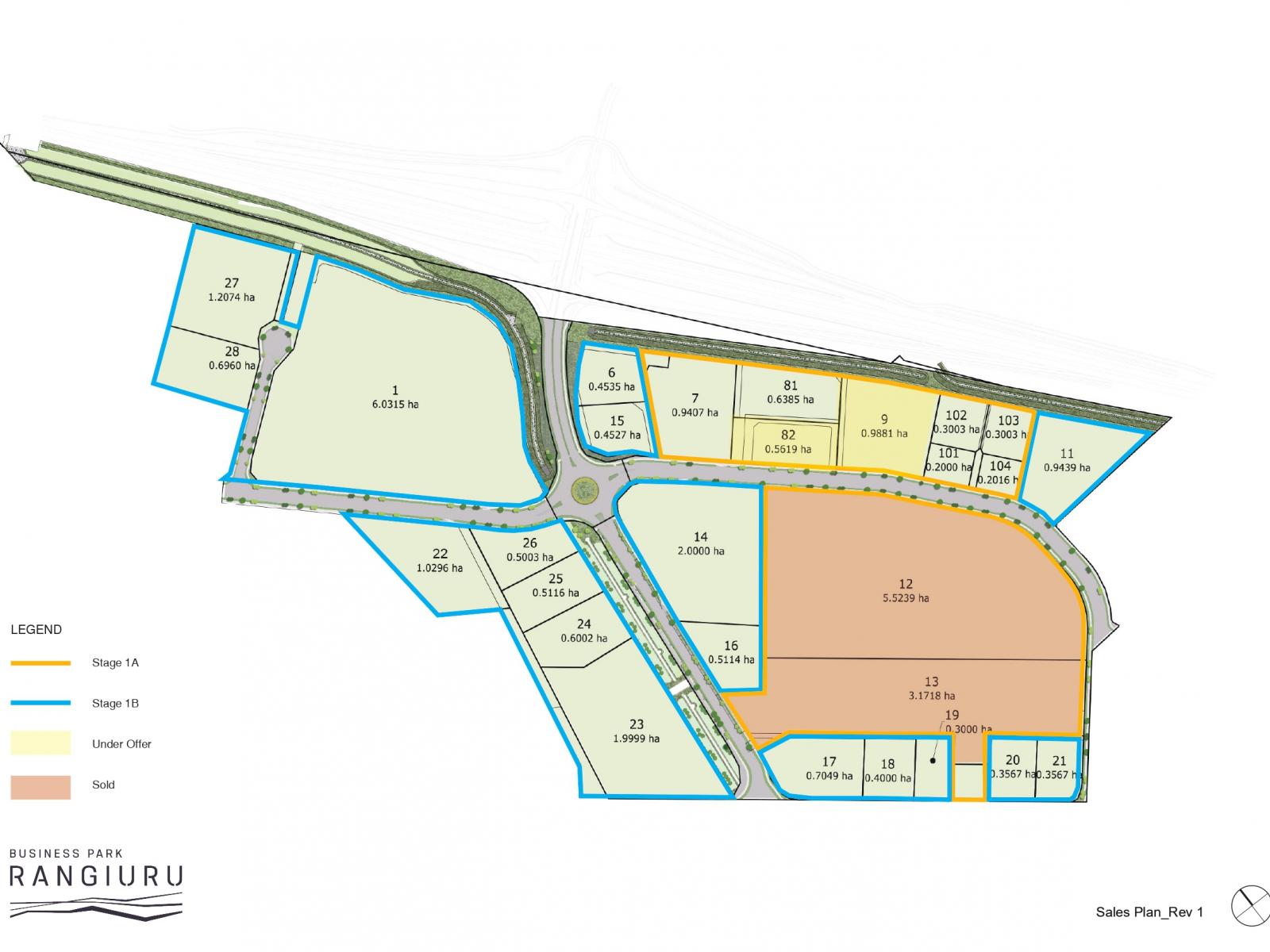 Industrial Land 6960m2 (Lot 28) Rangiuru Business Park Development, Rangiuru