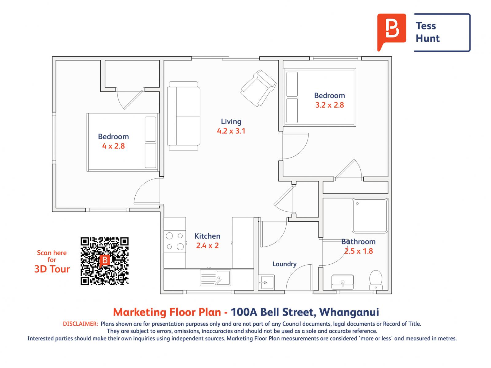 100A Bell Street, Whanganui