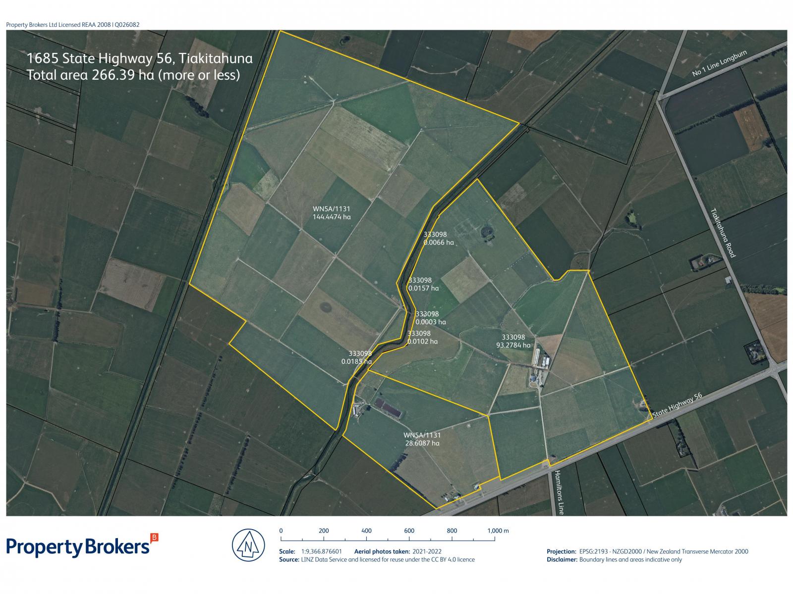 1685 State Highway 56, Tiakitahuna 