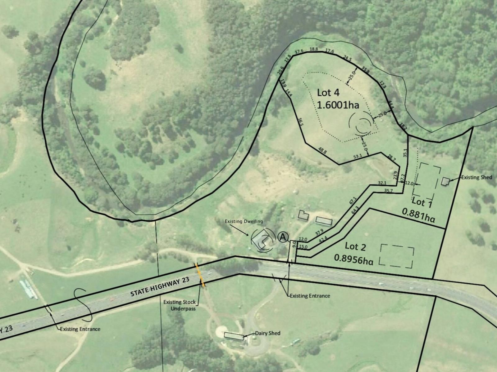 1, 2 & 4, 3054 State Highway 23, Raglan