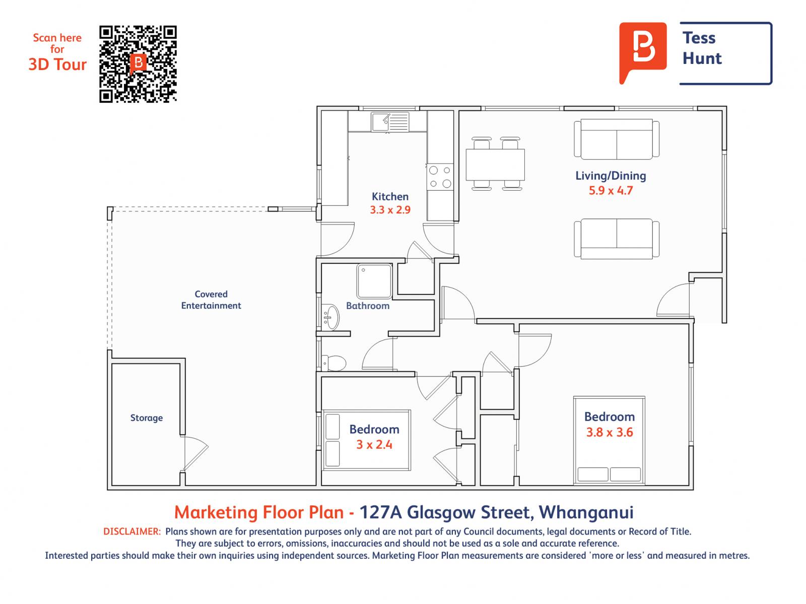 127A Glasgow Street, Whanganui Central