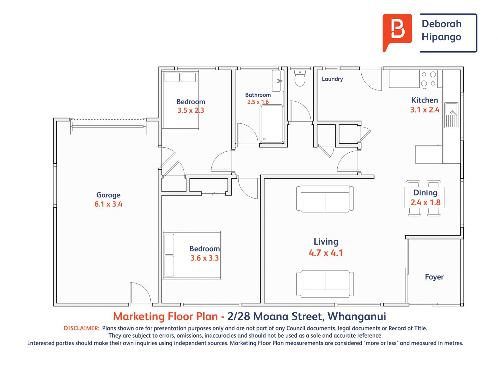 Unit 2, 28 Moana Street, Whanganui East
